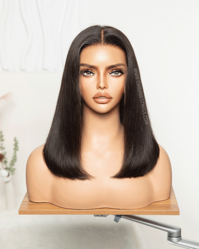 N1 Glueless lace front wigs with Pre-plucked natural hairline