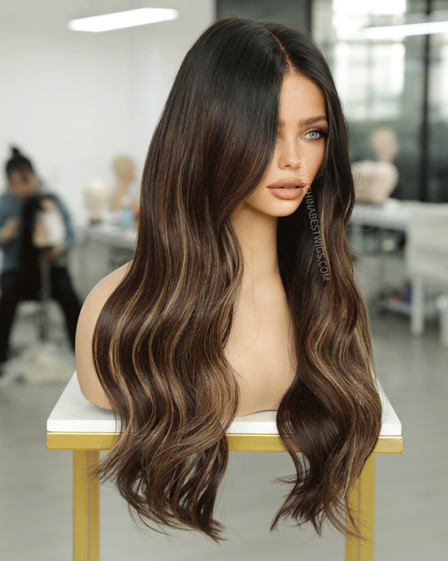 N287 Ombre Brown wig Ready to Wear  Glueless Wigs