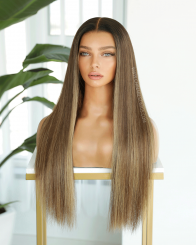N309 20 Inch Balayage Glueless Wigs Brazilian virgin Hair