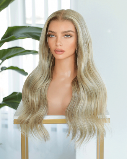 SP125 Blonde Balayage Glueless Wigs Brazilian virgin Hair