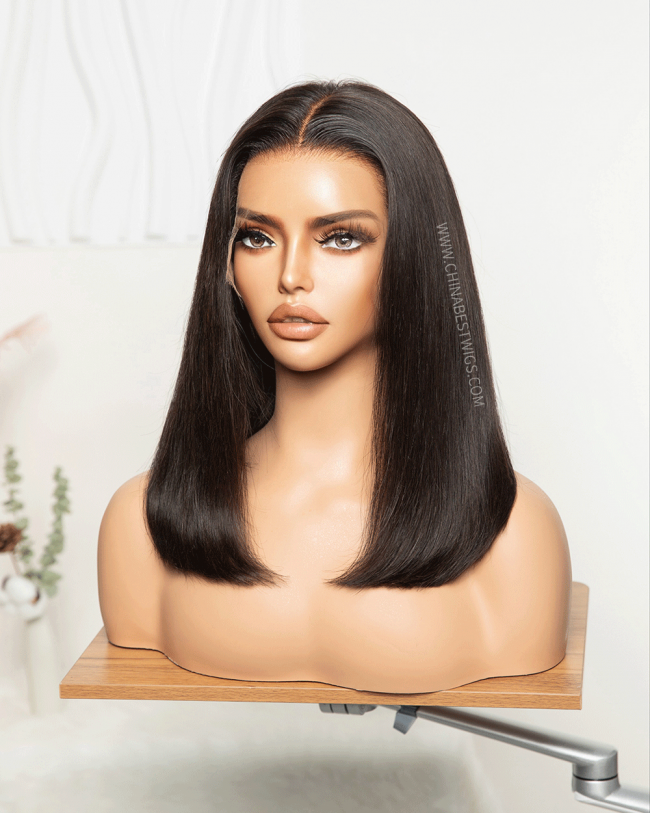 N1 Glueless lace front wigs with Pre-plucked natural hairline