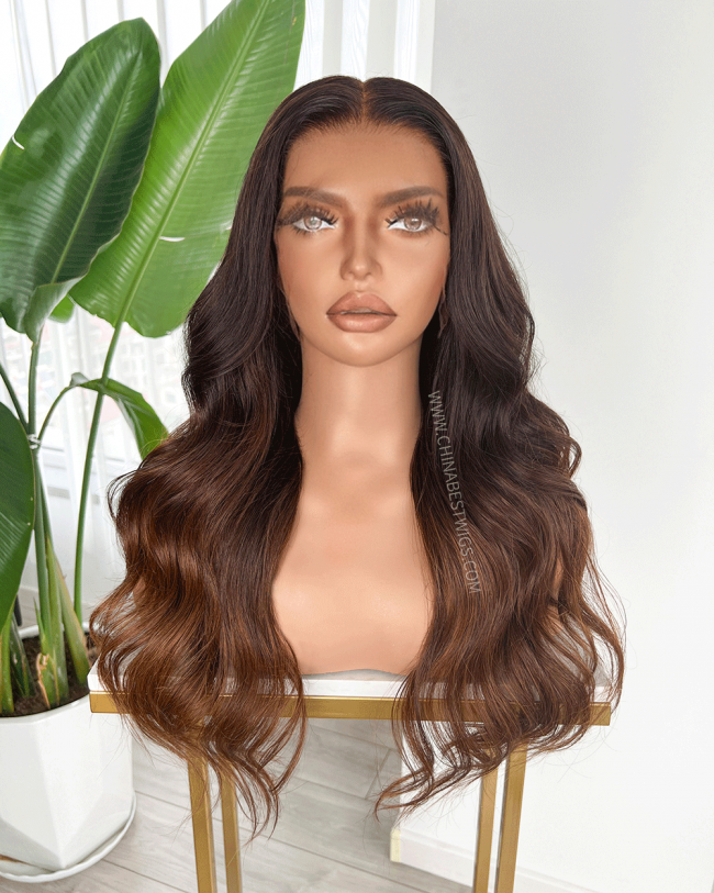 N42 18 Inch Glueless Lace Front Wigs 100% Virgin hair